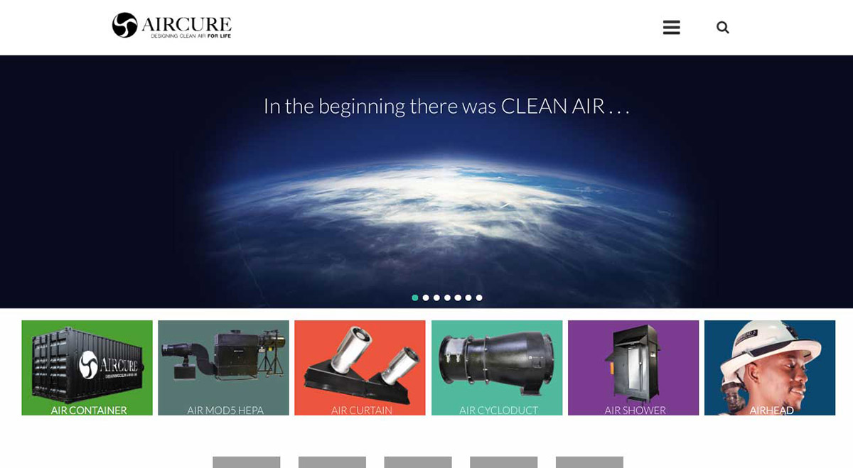 Aircure website