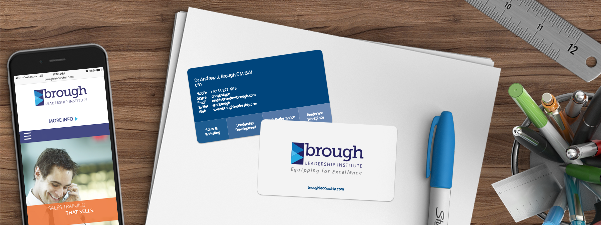 Brough Leadership Institute Business Cards