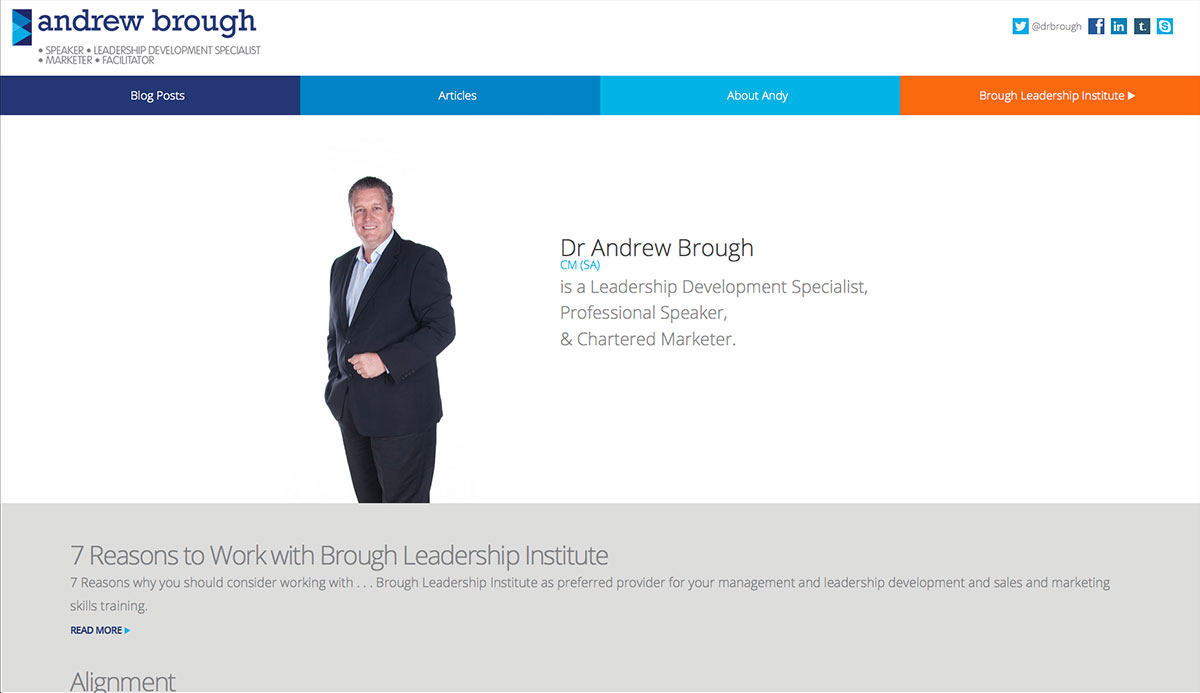 Andrewbrough website