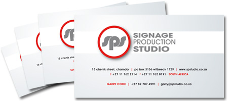 Signage Production Studio Corporate Identity